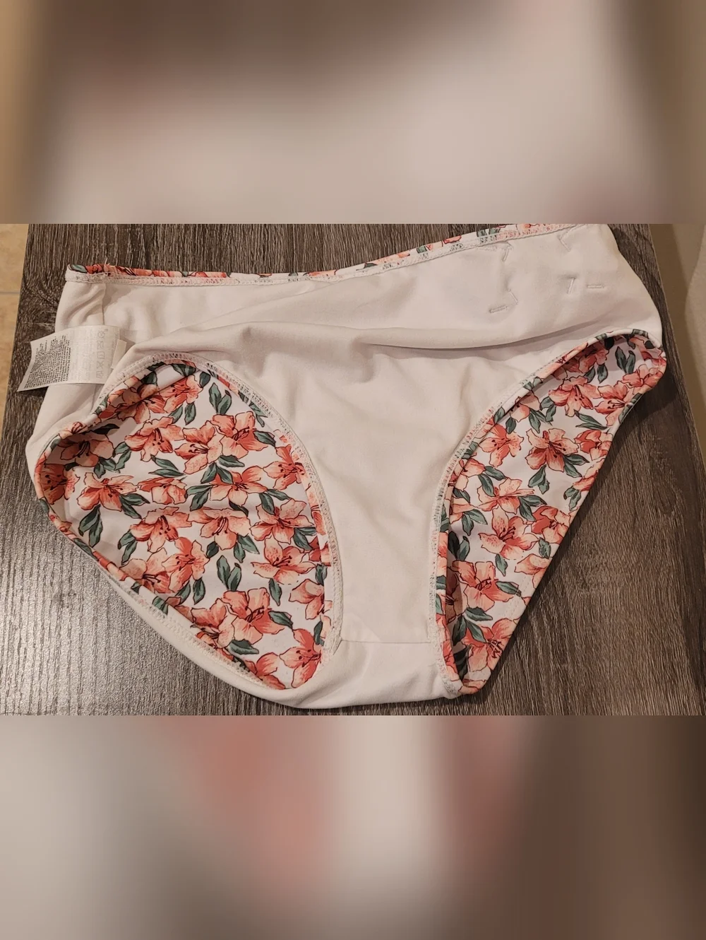 Janie And Jack Floral Ruffle Two-Piece Bikini Set - Size 12 - Picture 5 of 7